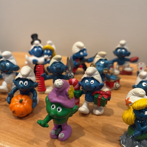 Lot of 28 vintage smurf collection - Picture 3 of 16